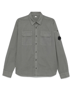 Габардиновая рубашка, серый C.p. company