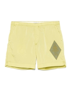 Плавки-шорты с вышитым логотипом, зеленый C.p. company