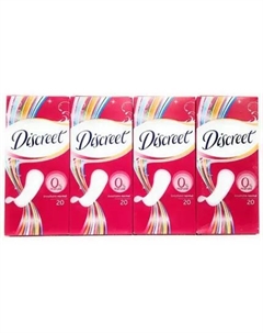 Неброские 0% парфюмерные дышащие нормальные ежедневные прокладки Discreet