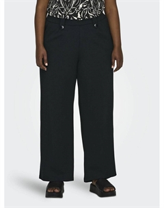 Брюки широкие черный Laredoute