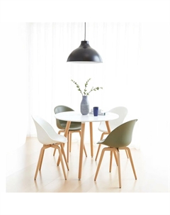 Стол на 3-4 персоны из массива бука белый So'home