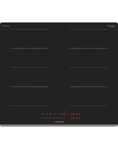 Индукционная варочная поверхность MEFERI Comfort Plus MIH604BK, конфорок: 4 шт., стеклокерамика, независимая, черный Meferi