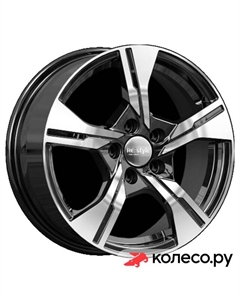 Литой диск КС1053 (ZV16_Taos) 6.5x16/5*112 D57.1 ET43 Алмаз черный Ifree original