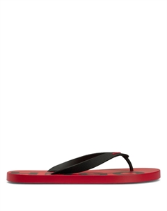 Шлепанцы с логотипом, красный Hugo