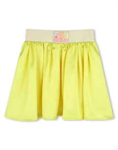 Юбка для девочки в однотонном желтом цвете, жёлтый Billieblush