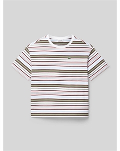 Футболка с этикеткой, белый Lacoste