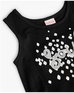 Платье для девочки без рукавов, чёрный Boboli