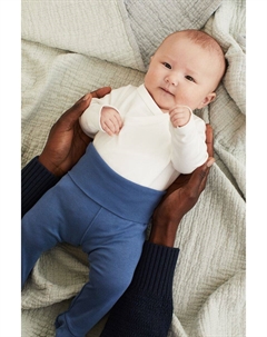 Комплект из 3 боди с длинными рукавами, белый H&m