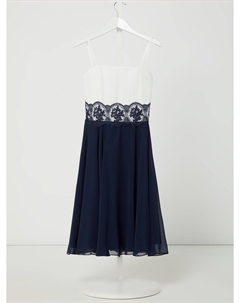 Шифоновое платье с декоративным кружевом G.o.l.