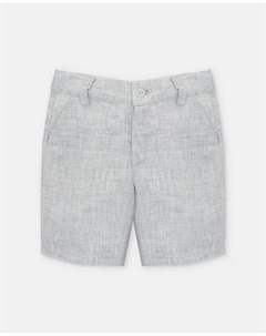 Однотонные шорты-бермуды для мальчиков с карманами серого цвета, серый Martin aranda