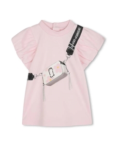 Платье для девочки из розового хлопка, цвет Rosa Marc jacobs