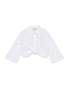 Рубашка с поясом, белый Twin-set kids