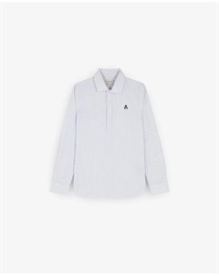 Рубашка из хлопка в полоску для мальчика, синий Scalpers