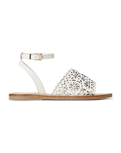 Сандалии из кожи с лазерной обработкой Twin-set kids