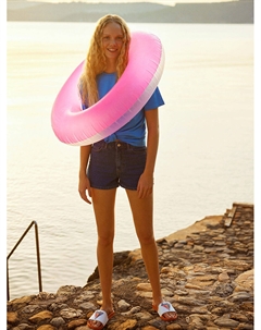 Женские джинсовые шорты стандартного кроя с прямыми карманами и деталями Xside