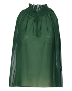 Блузка с логотипом-подвеской, зеленый Liu jo