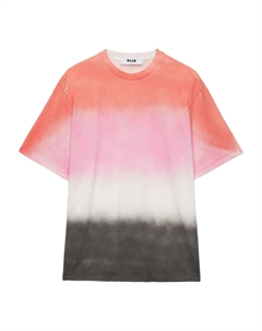 Футболка из хлопка с градиентом, оранжевый Msgm