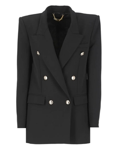 Блейзер из крепа, черный Elisabetta franchi