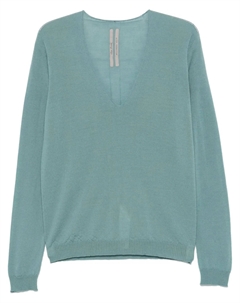 Топ с V-образным вырезом, синий Rick owens