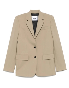 Однобортный пиджак, нейтральный Msgm