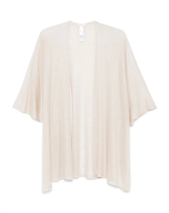 Вязаное пончо с люрексом, нейтральный Liu jo