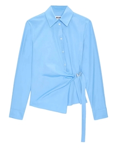 Рубашка из хлопка, синий Msgm