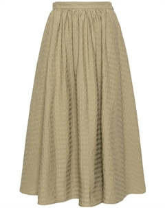 Юбка из сирсакера, зеленый Msgm