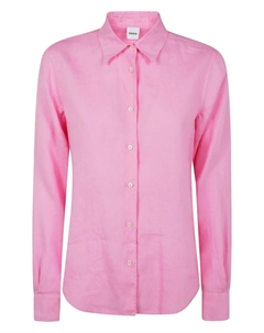 Льняная рубашка, розовый Aspesi