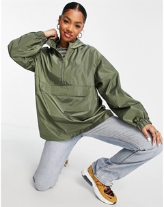 Дождевик цвета хаки DESIGN Asos