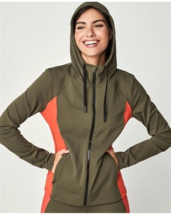 Утепленная куртка с капюшоном от Pilar Rubio, темно-зеленый Selmark