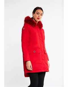 Пальто зимнее, красно-коричневый Faina