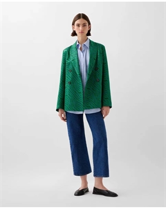 Женские слегка тянущиеся прямые джинсы с принтом, синий индиго Scalpers