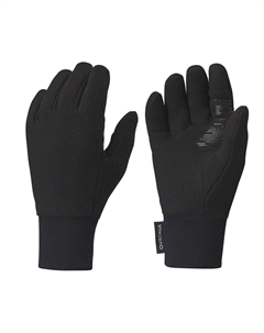 Перчатки детские флисовые походные SH500, черный Quechua