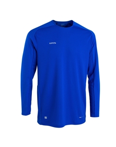 Футболка с длинными рукавами VIRALTO club женская/мужская синяя, индиго Kipsta