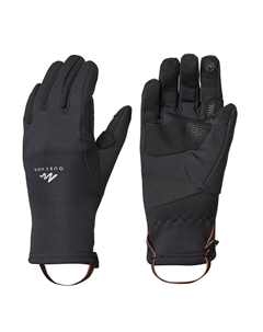 Перчатки детские походные тактильные SH500, черный Quechua