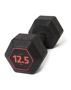Гантели для силовых тренировок Crosstraining Hex, 12,5 кг, черный Corength