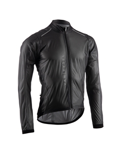 Дождевик велосипедный складывающийся мужской черный RR 900 ULTRALIGHT Van rysel