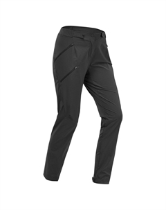 Брюки походные женские MH500, черный Quechua