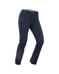 Брюки эластичные тёплые SH500 для зимних походов, темно-синий Quechua