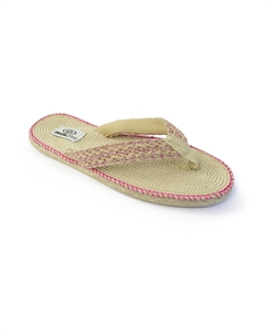 Пляжные шлепанцы бразильские женские цвета фуксии на каучуковой подошве, фуксия / фуксия Brasileras