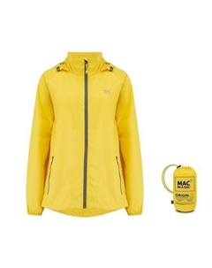 Дождевик со светоотражающими полосами, желтый Mac in a sac