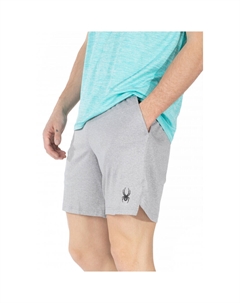 Мужские спортивные шорты с леггинсами, светло-серый Spyder