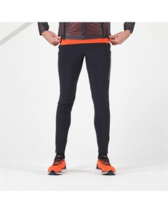 Брюки для бега длинные узкого кроя Light мужские черные, черный Kiprun