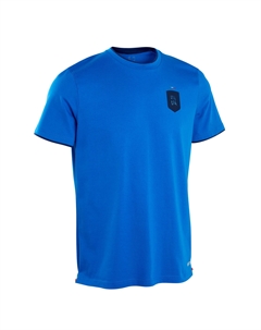 Футболка женская/мужская Италия 2022 - FF100, синий Kipsta