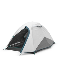 Палатка для кемпинга 2х-местная Fresh & Black MH100, белый/серый/синий Quechua