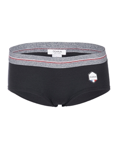 Короткие трусики женские из шерсти мерино -10 +30°c, черный Ogarun
