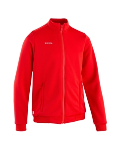 Тренировочная куртка Soccer Essential красная, огненно-красный/огненно-красный Kipsta