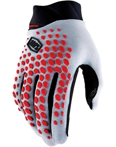Geomatic Велосипедные перчатки, серый/красный 100%