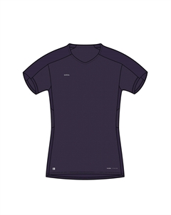 Футболка VRO+ женская темно-синяя, темно-синий Kipsta