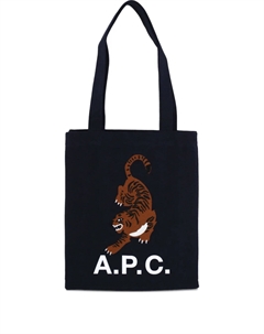 Сумка-тоут из хлопка, синий A.p.c.